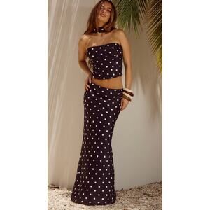 Runaway The Label Blaine Long Skirt, Large